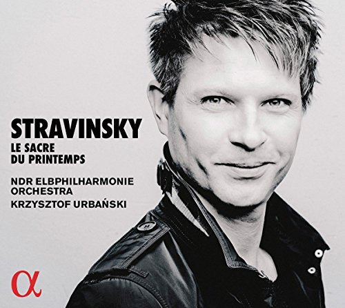 Black and white image of a man, with text and red logo on light background.