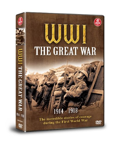 DVD cover for "World War I: The Great War" featuring soldiers.