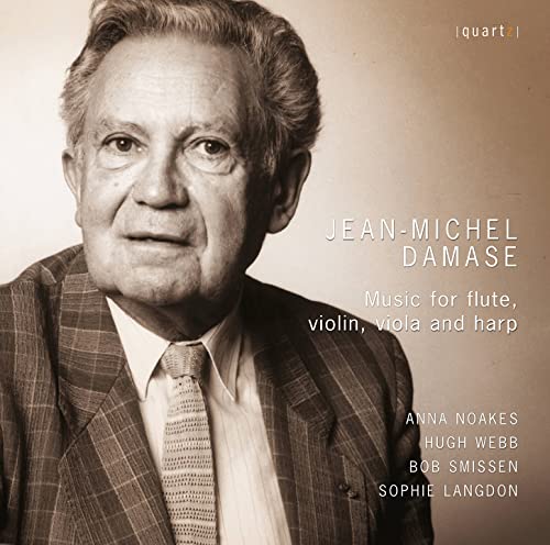 CD cover featuring a portrait of composer Jean-Michel Damase.