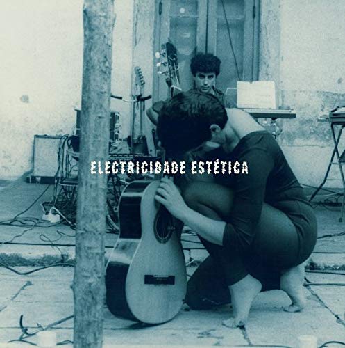 Vintage album cover featuring a person with a guitar and another in background.
