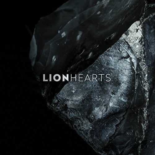 Dark, textured stone background with the word "LIONHEARTS" in white text.