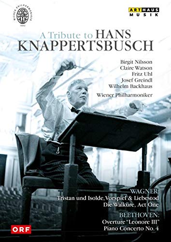 A DVD cover featuring a conductor leading an orchestra, with text overlay.