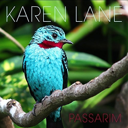 "CD cover featuring a blue bird with red throat on a branch."
