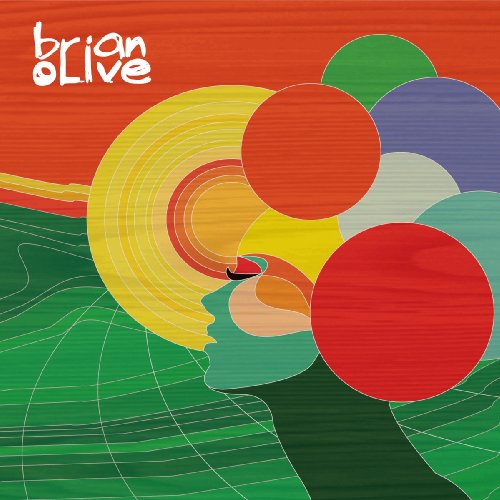 "Album cover featuring a stylized profile of a person surrounded by colorful circles."
