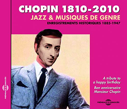 CD cover featuring a portrait of Frédéric Chopin in a suit.