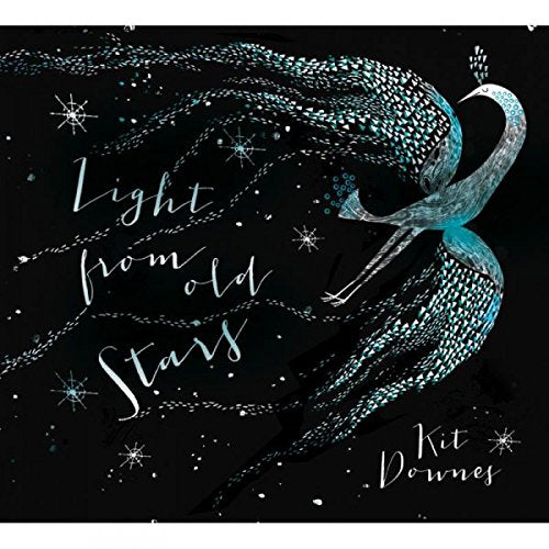 "CD cover art featuring a peacock made of stars on a black background."