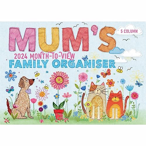 Mums Fabric & Buttons A4 Planner 2024