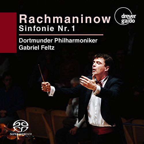 CD cover featuring conductor Gabriel Feltz and text "Rachmaninow Sinfonie Nr. 1".