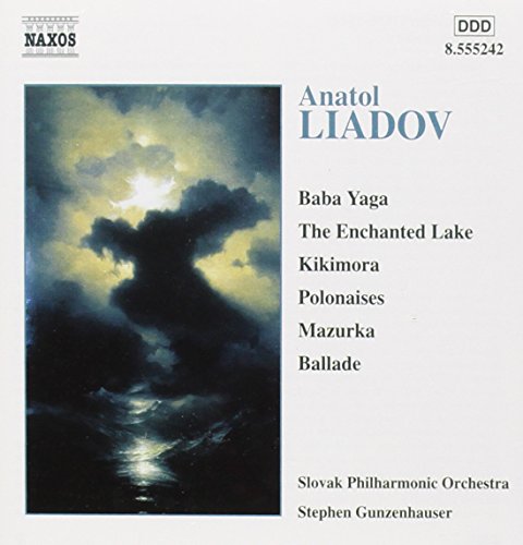 CD cover for Liadov’s Baba Yaga with a dark, stormy landscape.