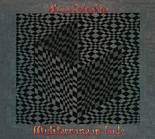 CD cover for Klaus Schulze’s “Miditerranean Pads” featuring an optical illusion cube.