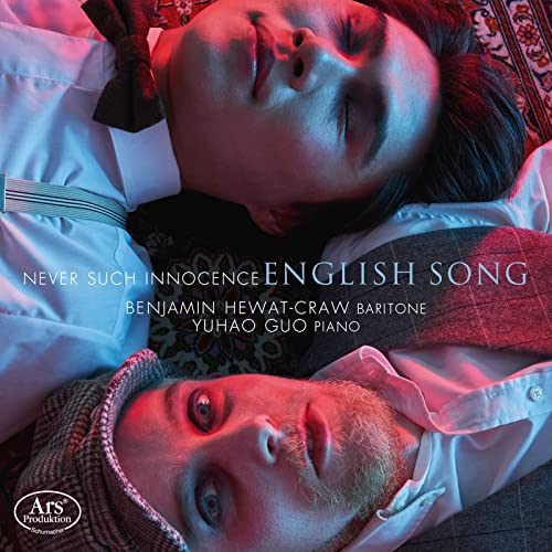 CD cover: two men lying down, with text “Never Such Innocence.”