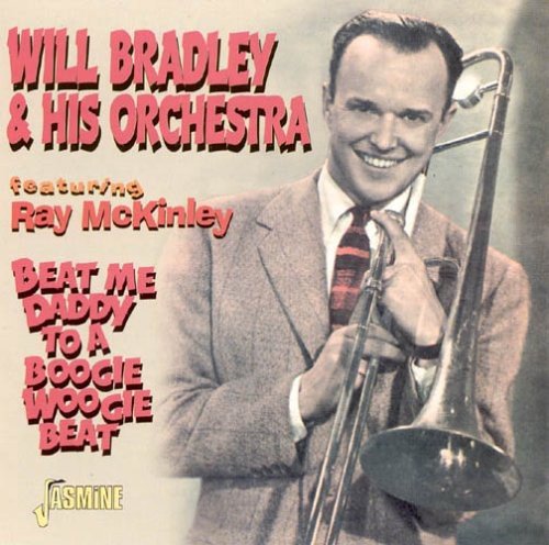 "CD cover featuring a man holding a trombone, wearing a suit."