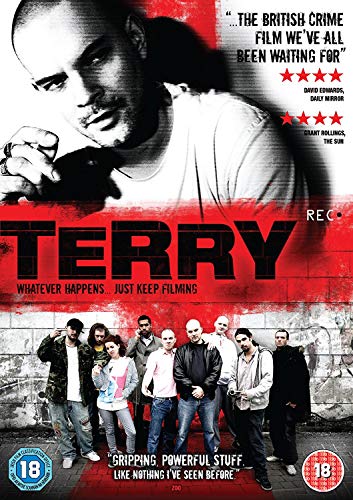 DVD cover for "Terry" featuring a man and a group of men standing.