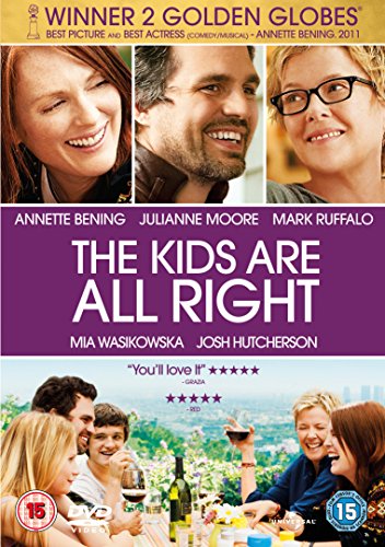 DVD cover for “The Kids Are All Right” featuring cast portraits.