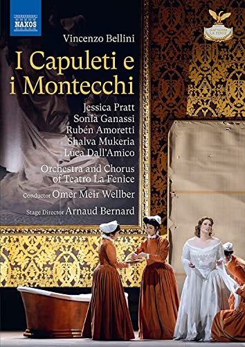 DVD cover for opera "I Capuleti e i Montecchi" with performers listed.