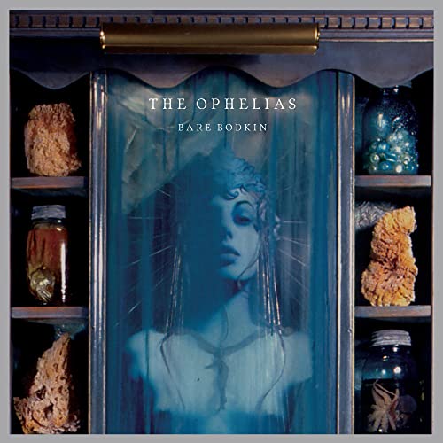 CD cover for The Ophelias’ “Bare Bodkin” featuring a ghostly portrait.