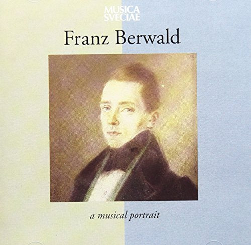 CD cover featuring a painted portrait of composer Franz Berwald.
