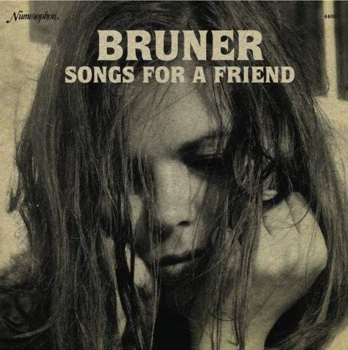 Linda Bruner album cover: sepia-toned portrait of a woman with long hair.