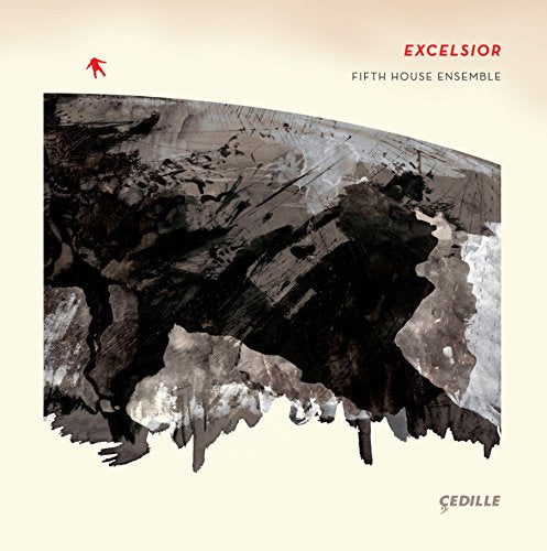 The image is a CD cover. Alt text: "CD cover with abstract black and white artwork, beige background, and red and black text."