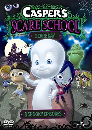 DVD cover featuring cartoon ghost Casper and friends, with a spooky background and text.