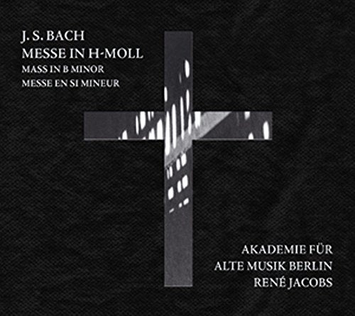 "CD cover with a black background, white text, and a large cross design."