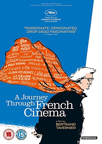 DVD cover for “A Journey Through French Cinema” with sketched figure and film titles.