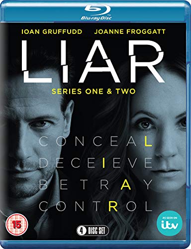 Liar" Blu-ray boxset cover featuring Ioan Gruffudd and Joanne Froggatt.