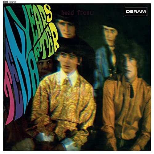 Album cover for Ten Years After, featuring a band portrait with psychedelic colors.