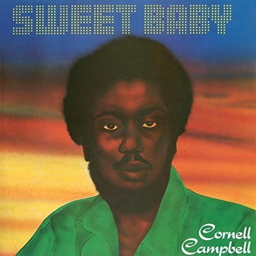 Album cover with a man in green shirt against a colorful sunset background.