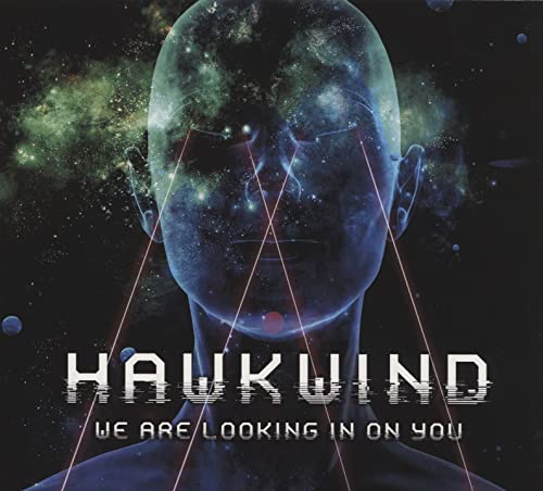 CD cover for Hawkwind’s “We Are Looking In On You” with a cosmic face.