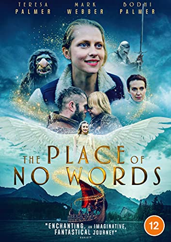 DVD cover for "The Place of No Words" with fantasy characters and scenery.