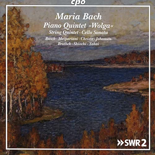 CD cover featuring a landscape painting of a river and trees.