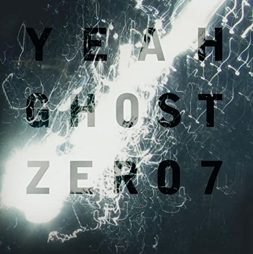 Album cover for Zero 7’s “Yeah Ghost” with text over a dark, textured background.