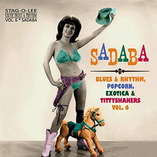 Vinyl album cover featuring a woman in a bikini holding a hat.