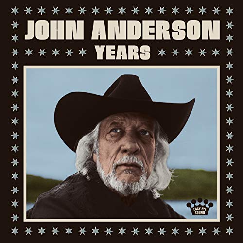 Vinyl album cover featuring John Anderson with a black cowboy hat and shirt.