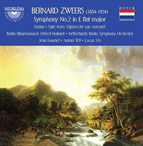 CD cover for Bernard Zweers’ Symphony No. 2 with landscape painting.