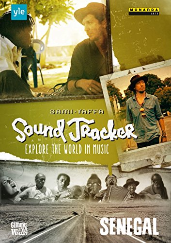 DVD cover for "Sound Tracker: Explore the World in Music" featuring men and Senegal text.