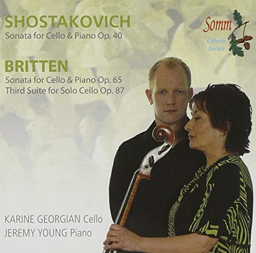 CD cover featuring a man and woman, with a cello, in black and green attire.