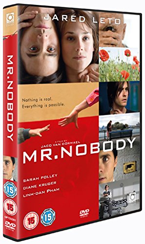 DVD cover for "Mr. Nobody" featuring multiple faces and red accents.