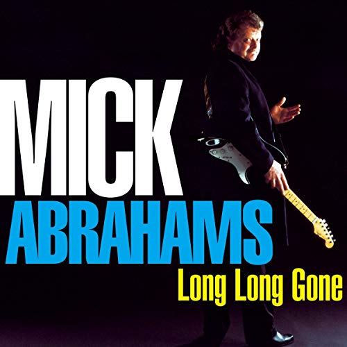 Mick Abrahams album cover featuring a guitarist with his guitar.