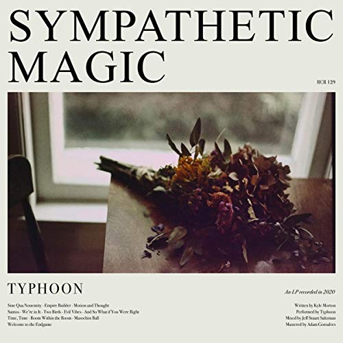 CD cover for Typhoon’s “Sympathetic Magic” featuring flowers by a window.