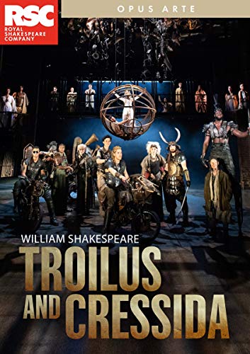 DVD cover for Shakespeare’s “Troilus And Cressida” featuring a stage production.
