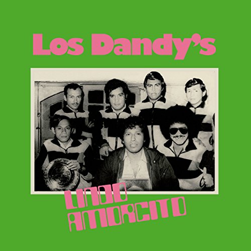 CD cover with black and white band photo on green background.