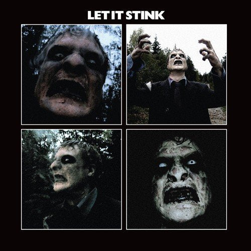 Album cover featuring four distorted, unsettling portraits of a man.