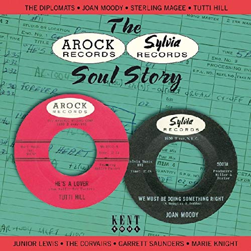 CD cover for “The Arock and Sylvia Soul Story” featuring record labels.