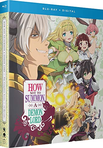 Blu-ray case featuring anime characters from “How Not To Summon A Demon Lord.”