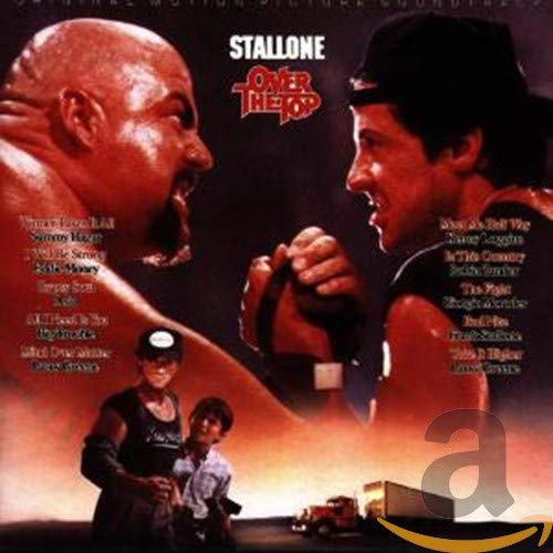 CD cover for "Over the Top" featuring Sylvester Stallone and boxing imagery.