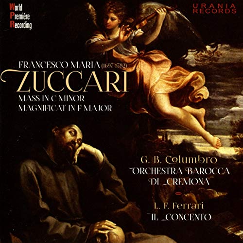 CD cover featuring Baroque painting of angel and musician.