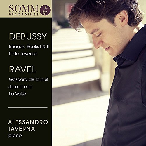 CDLSC album cover featuring pianist Alessandro Taverna next to a list of composers.