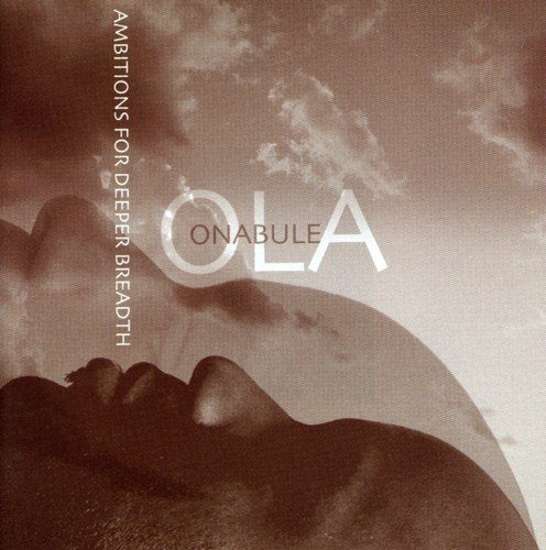 Sepia-toned album cover featuring a person lying down with cloudy sky above.